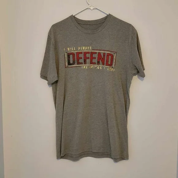 EUC Til Valhalla Elite Member T-Shirt DEFEND - Picture 2 of 4